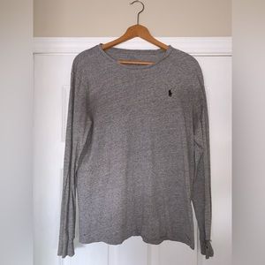 Polo Ralph Lauren Simple Grey Long Sleeve Shirt - Men’s Large